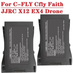 11.4V Rechargeable Battery For JJRC X12 / EX4 11.4V 2400mAh Lipo Battery For C-FLY Cfly Faith Drone FPV RC GPS Drone Spare parts