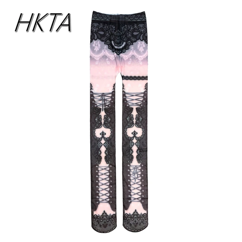

Японские милые колготки в стиле Лолиты с принтом Y2k, новые летние колготки Harajuku JK, облегающие леггинсы для косплея для девочек, женские сексуальные чулки
