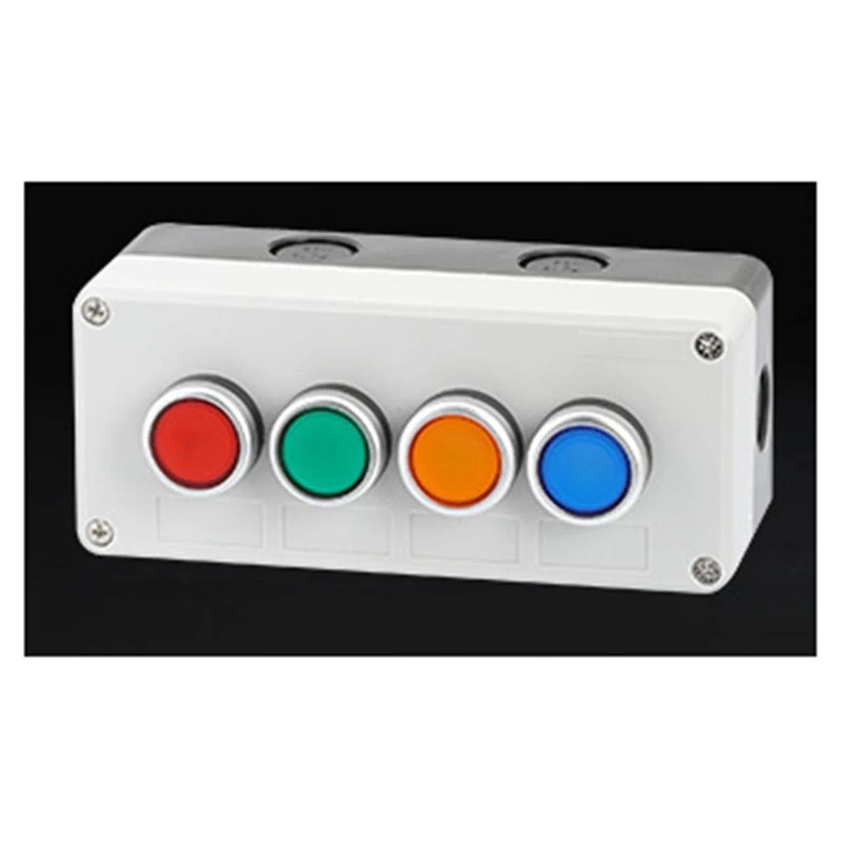 ABNJ Self-Reset Momentary Waterproof Button Box Switch Emergency Stop Industrial Control Box