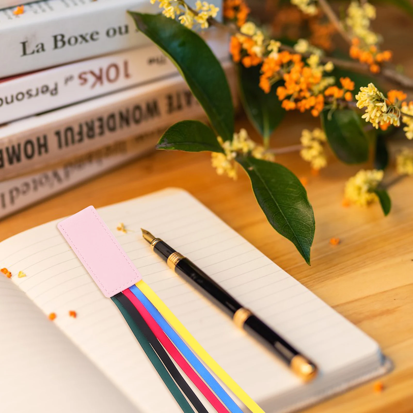 

6pcs Bookmark Ribbon Book Markers For Students Reading Supplies Page Marker Reusable Ribbon Tabs Lightweight