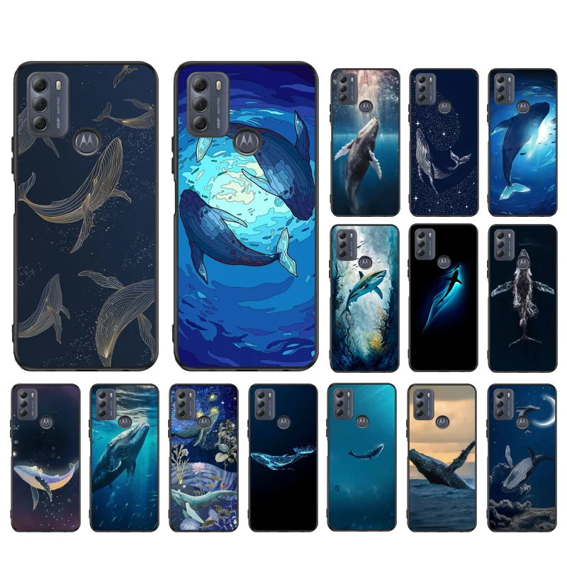 Whale Phone Case ForMoto Edge 50 40 Pro Edge 40 30 Ultra Neo Fusion G Power G Stylus G Play E32 E20 E40