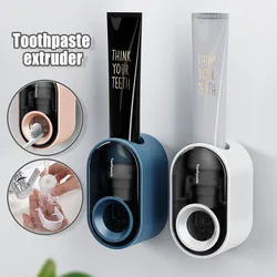 Automatic Toothpaste Dispenser Wall Mounted Lazy Toothpaste Squeezer Punch-Free Toothpaste Holder Bathroom Accessories