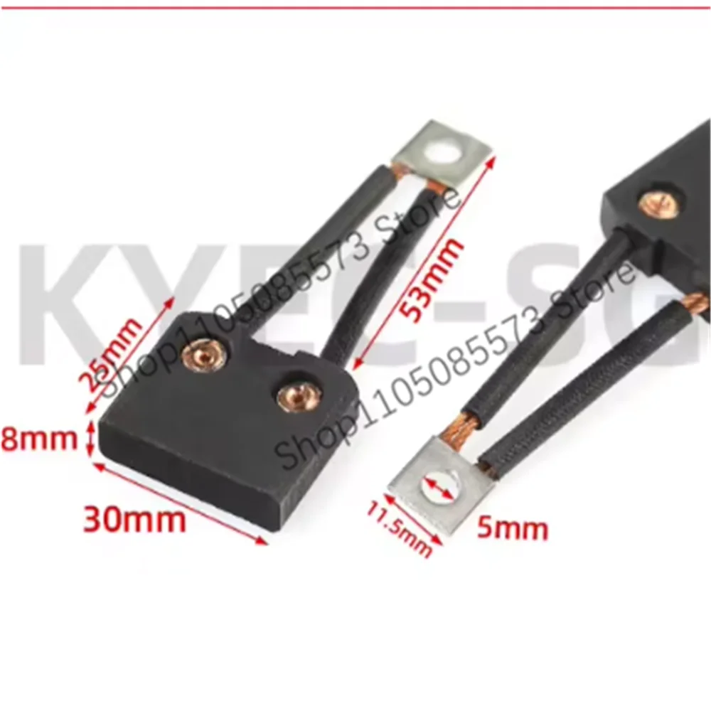 

10 шт. угольных щеток для вилочных погрузчиков, модель 4FB25 8X30X25MM, угольные щетки для рулевого двигателя 7FB10/15/30, 14512-22501-71