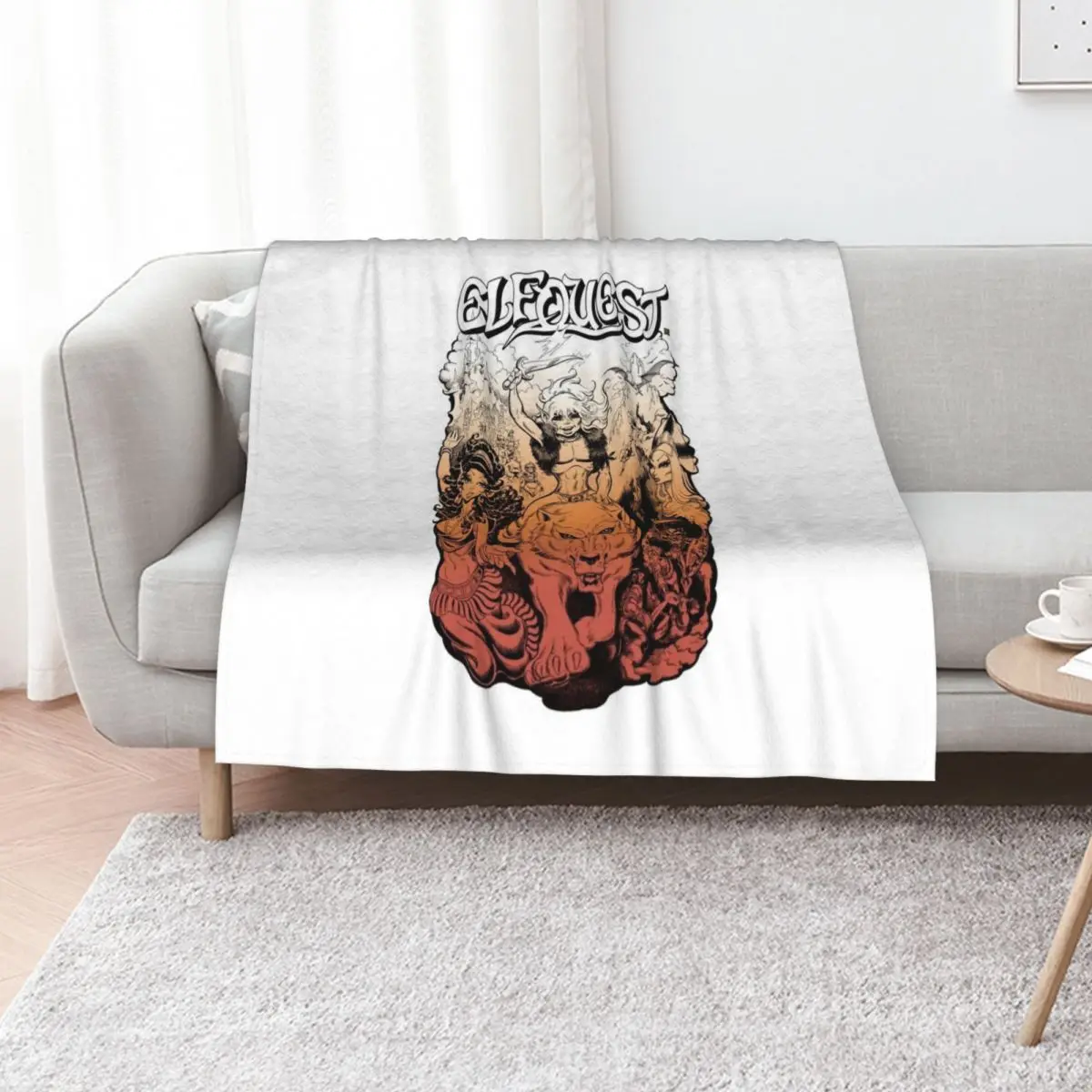 

ElfQuest: First Portfolio Throw Blanket decorative Bed linens For Baby Fashion Sofas Blankets