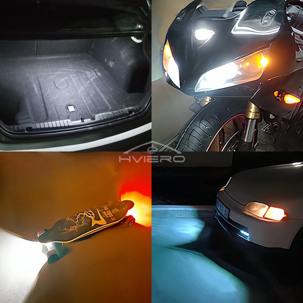 2Pcs New 23MM Car Eagle Eye Silver Shell DRL Led Daytime Running Lights LED 12V Backup Reversing Parking Signal Automobiles Lamp