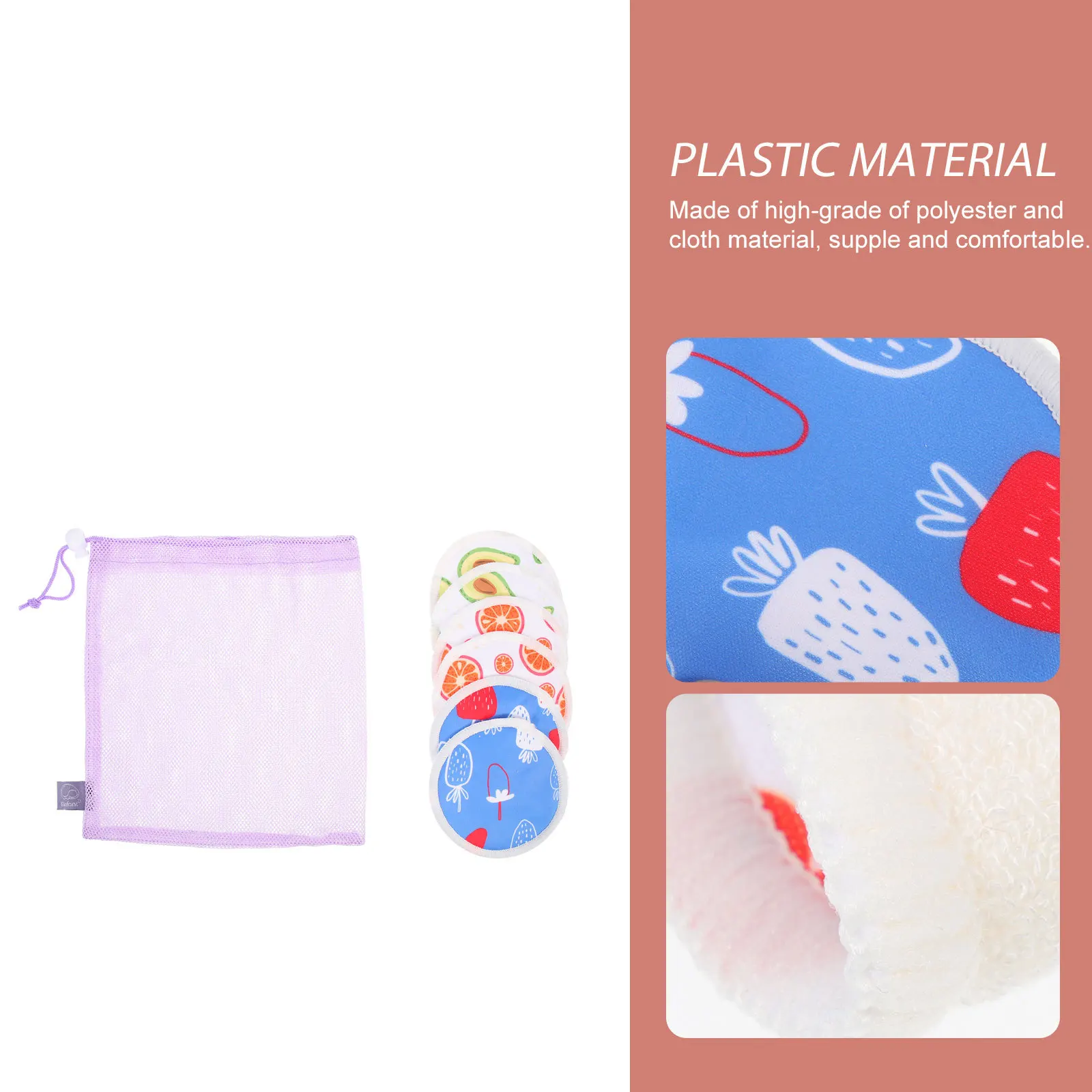 

1Set Reusable Breast Pads Feeding Cushions Anti Galactorrhea High Grade Polyester Strong Absorption Comfortable Washable