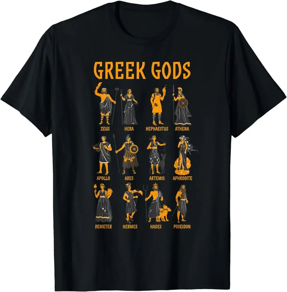 Greek Mythologys Gods Ancient Greece Tee T-Shirt  High Quality 100%Cotton Short Sleeve