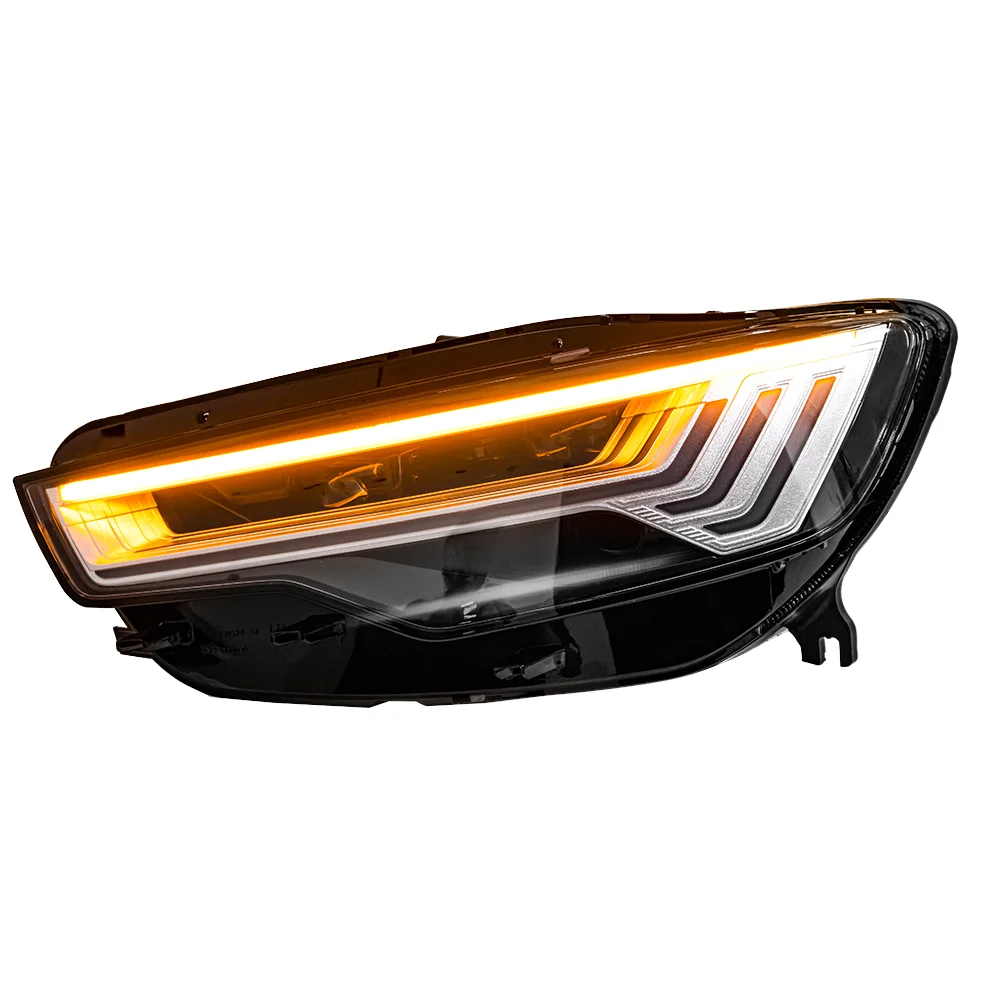 2012-2018 A6 C7 A6L S6 Headlights Upgrade 2019 C8 Matrix Styling LED Auto Headlight Assembly Dynamic 6000k Lamp 100W New