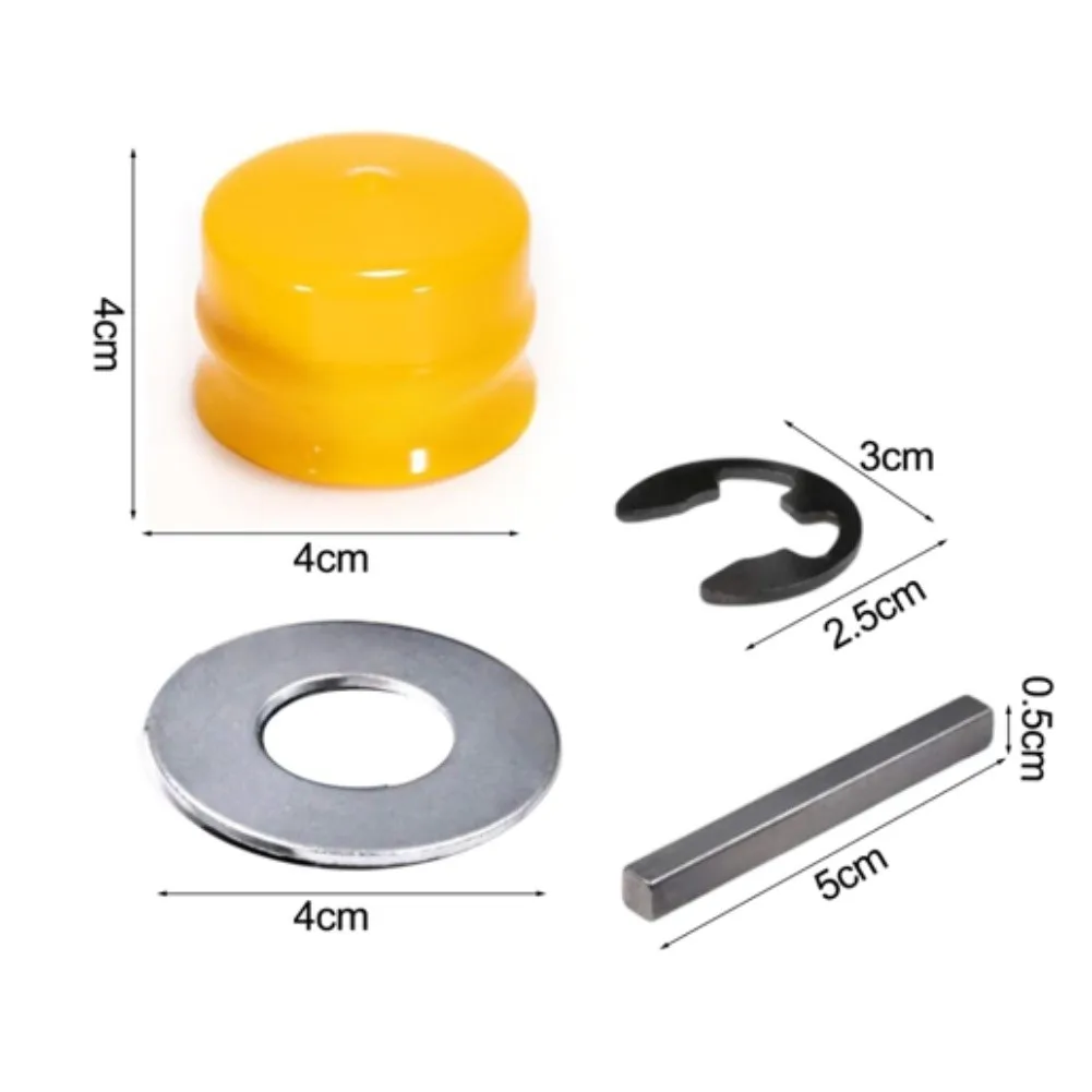 Metal Rear Wheel Axle Key and Bushing Kit for Craftsman Lawn Mowers 12pcs Includes Dust Covers Gaskets and Lock Rings