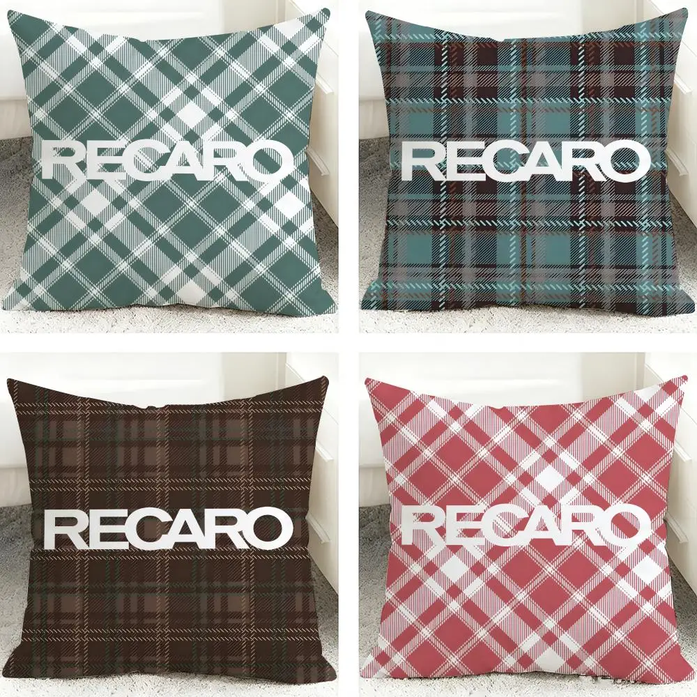 Fashion Brand R-Recaro Cushion Cover Soft Short Plush Pillow Case Cushion Cover for Living Room Sofa Decor