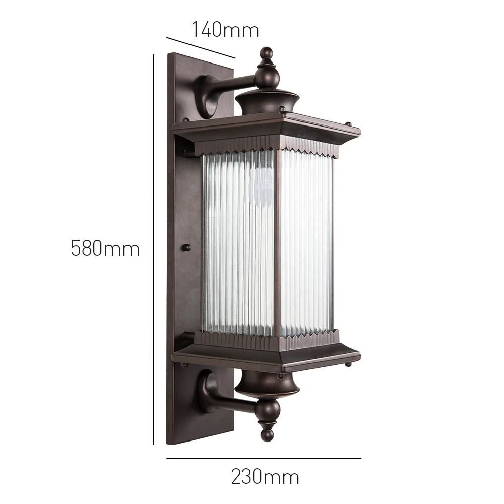 Modern Customize Courtyard  Waterproof Garden Decor 7W Outdoor Led Wall Light