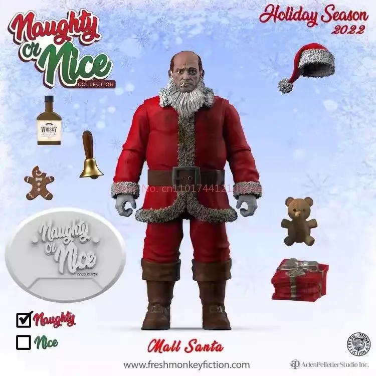 سانتا كلوز سلسلة 2 موجة تحصيل عمل الشكل 1/12 مقياس البربرية رجل الكبار لعبة تحصيل اليدوية الفن هدايا عيد الميلاد