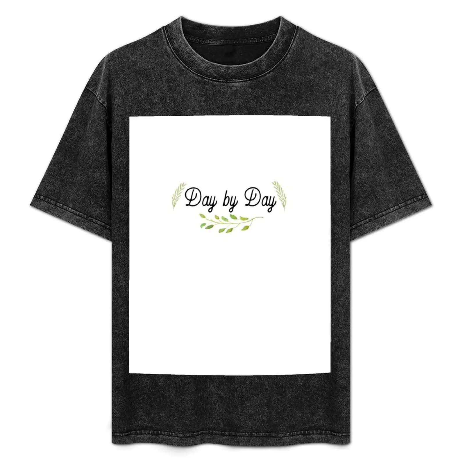 Day by Day - Camiseta Godspell confortável e básica com gola redonda