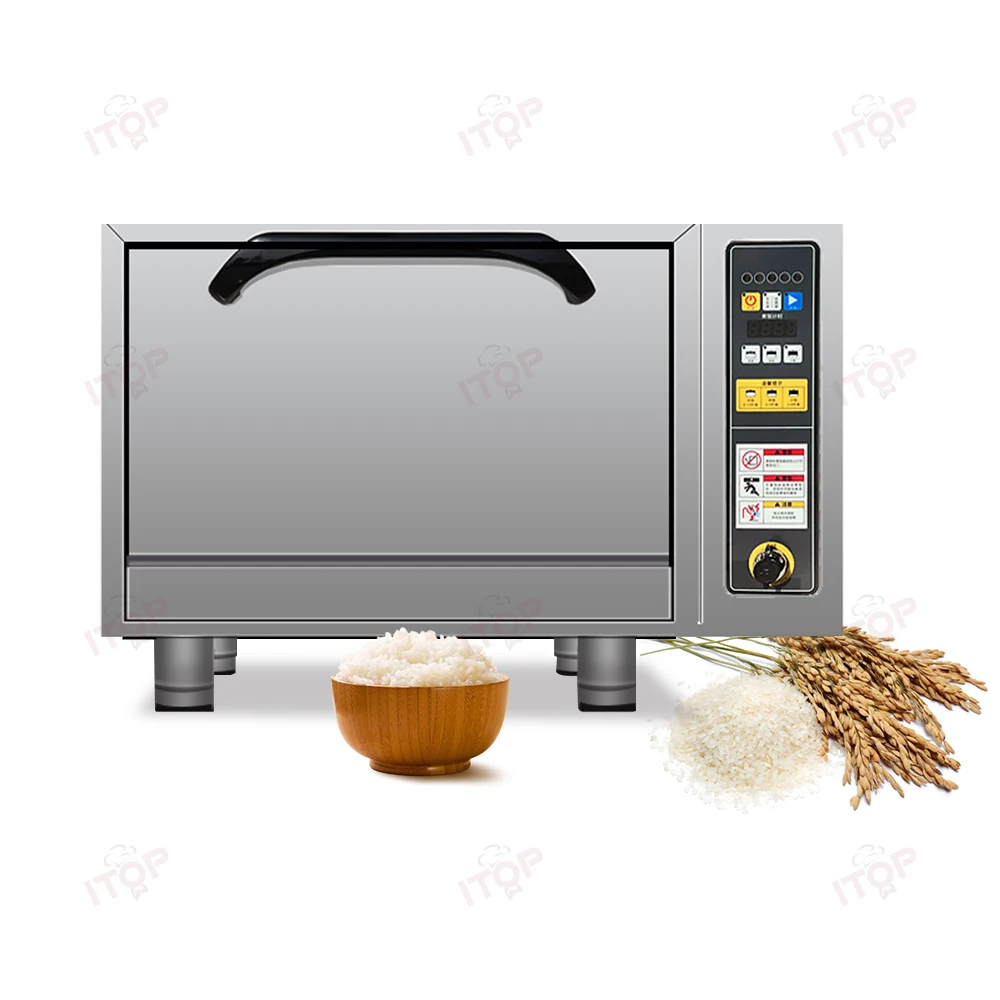 Commercial Stainless Steel Electric Deck Rice Cooker For All Types Of Rice