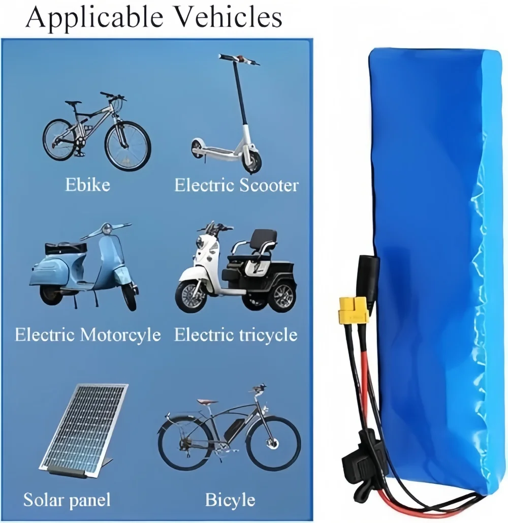 

Rechargeable 10S3P 36V 7800mAh 18650 Lithium Pack - with BMS for 250W~1000W Electric Vehicle Modified Bicycle