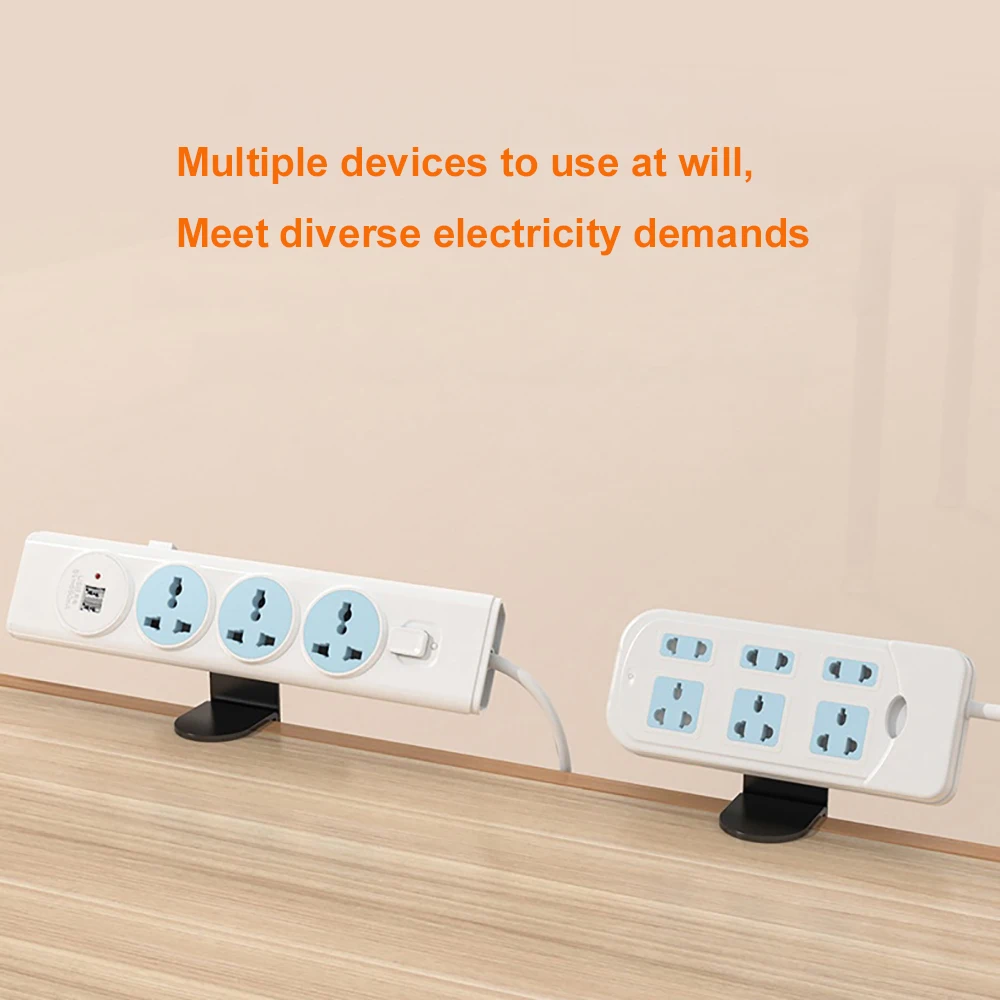 تحت الطاولة المقبس كتيفة ثابتة لكمة خالية مقبس الطاقة صندوق إدارة الأسلاك تخزين الرف لمنظم الأسلاك تثبيت المخرج #6