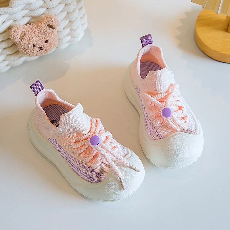 Children's Shoe for Girl 2025 New Patchwork Toddler Boy Shoes School Sports Non-slip Versatile Kids Fashion Causal Sneakers Soft