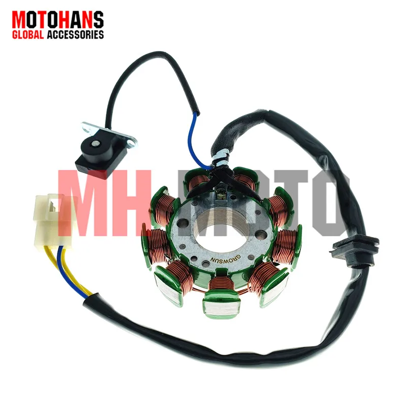 

IGNITION STATOR MAGNETO COIL A/C 9 COILS MOTORCYCLE ACCESSORIES FOR SMASH110 110CC C110 ATV CUB DIRTBIKE QUAD