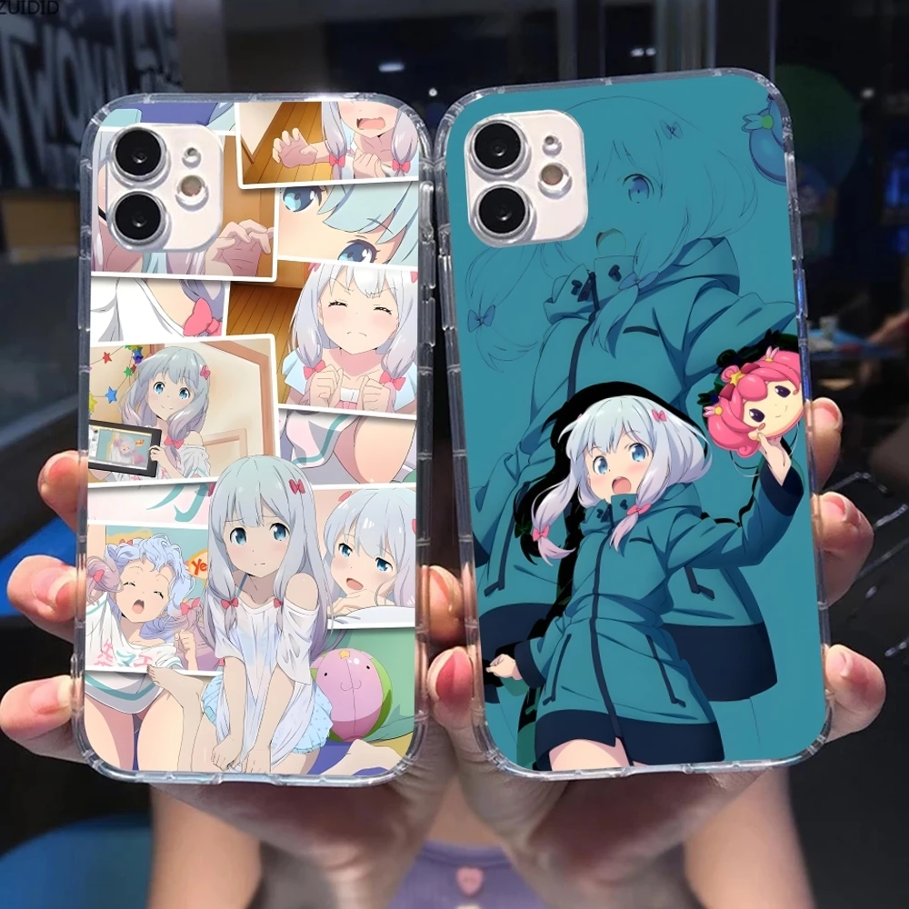 Eromanga Izumi Sagiri Mobile Phone Case for iPhone 15 14 13 12 11 X XR XS 8 Pro Max Plus Mini Clear Transparent Cover Shell