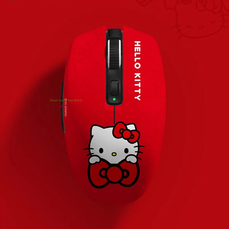 Mouse wireless Razer Sanrio Hello Kitty Bow Edition Mouse da gioco wireless e Bluetooth HyperSpeed Design ultraleggero da 60 g