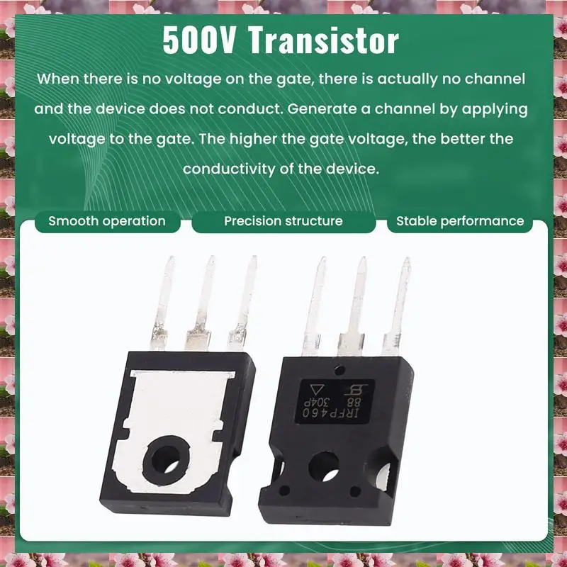 

2025 5Pcs 5X IRFP460 20A 500V Power MOSFET N-Channel Transistor,5Pcs 5X IRFP460 20A 500V Power MOSFET N-Channel Transistor HOHO