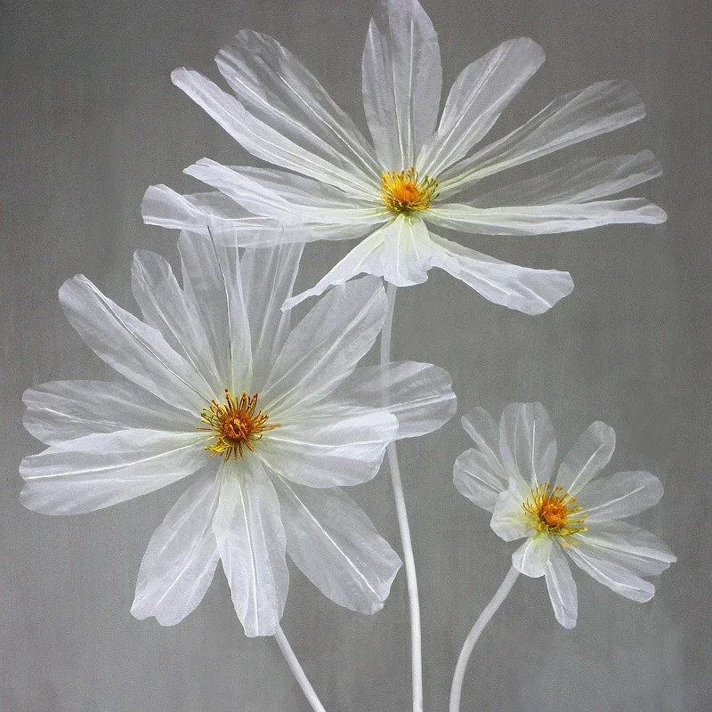 Simulation flower silk daisy wedding wedding runway stage decoration props road lead flower art shopping mall window beauty
