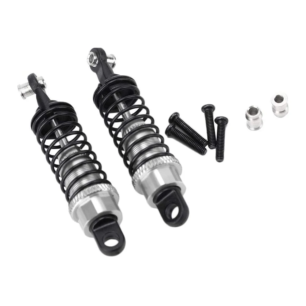 2Pcs อลูมิเนียมโช้คอัพ Damper 65มม.สำหรับ Rc รถ1/18 WLtoys A959 A969 A979 K929 Rc อัพเกรดรถอะไหล่