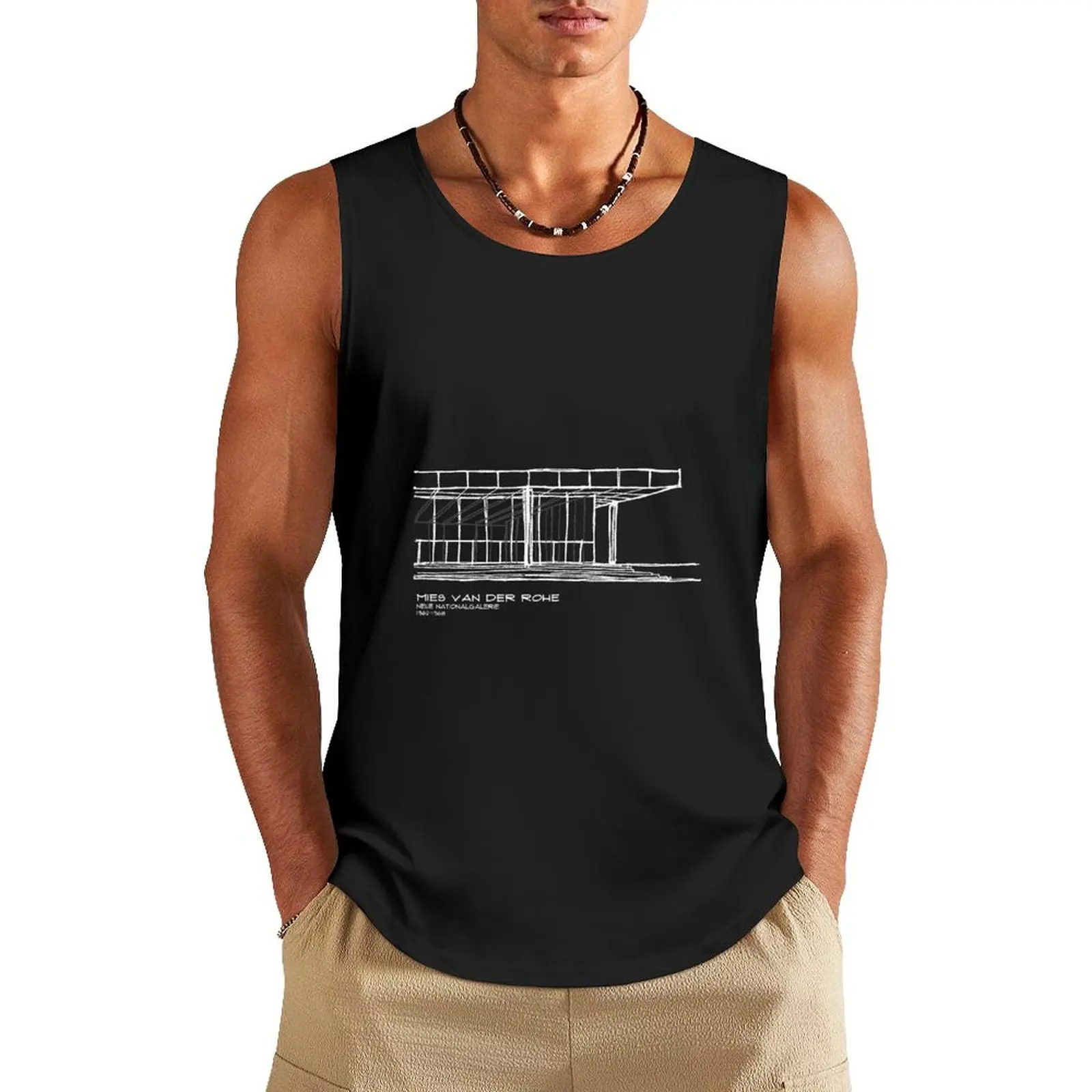 Copy of Mies Van der Rohe - Neue Nationalgalerie Tank Top sleeveless shirts muscular man