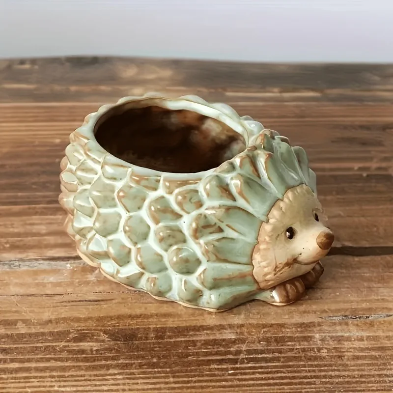Resin silicone mold, hedgehog relief storage jar silicone mold, atmosphere decoration container, DIY shaping mold - view 6