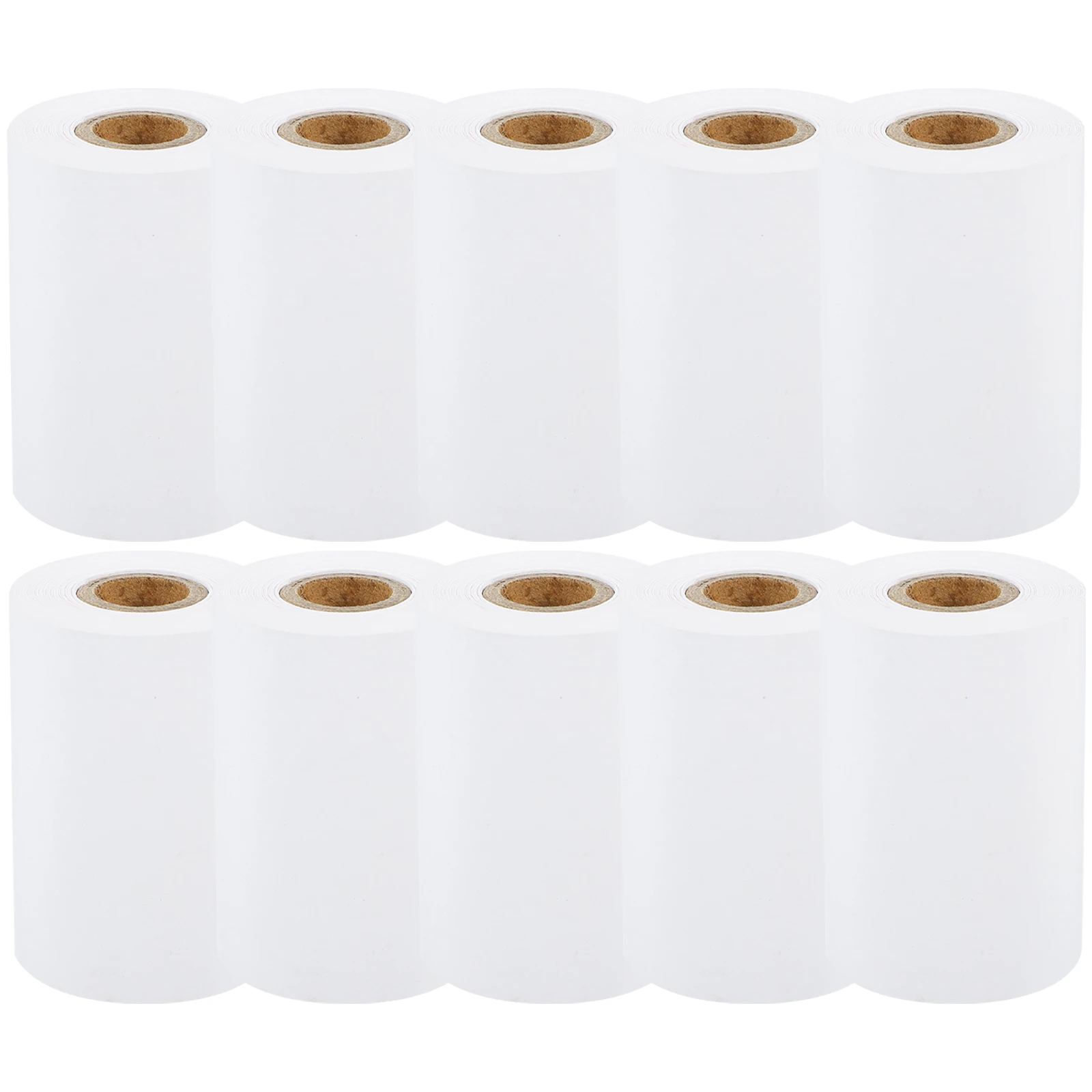 

10 Rolls Thermal Paper Credit Card Machine Rolls Printing Paper Home Office Supermarket Shop Hotel Company School Use