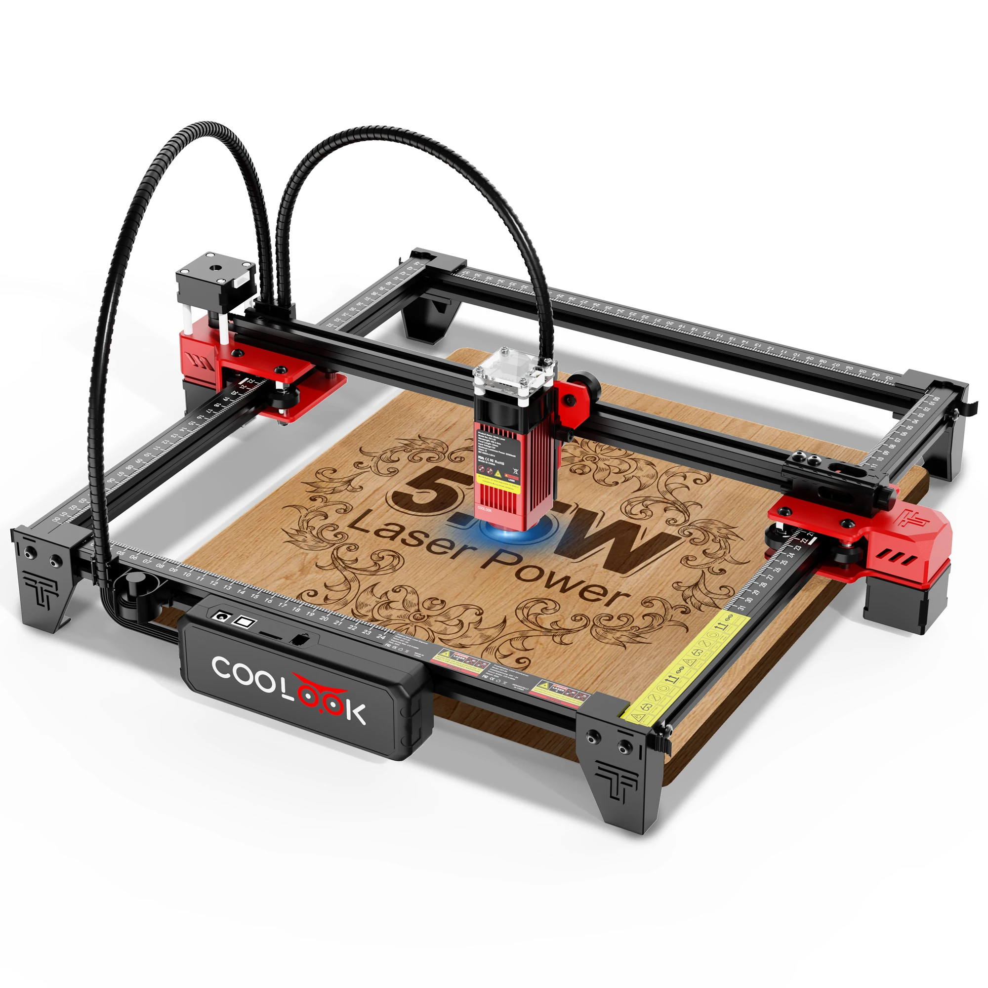 

CK1-55 Laser Engraver Laser Cutting Machine Laser Engraving Machine Compressed Spot LD+FAC Laser Print Matrix Printer
