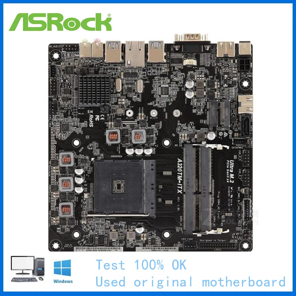 

Материнская плата A320TM-ITX AM4 DDR4