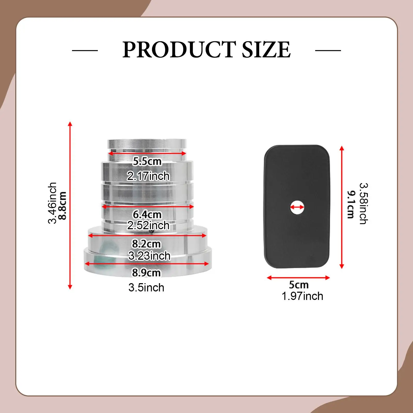 Drum Testing Tool Car Parts Aluminum Alloy Sturdy Accessories Direct Replaces Checking Leaks and Cracks for 35R/1-2-3-4