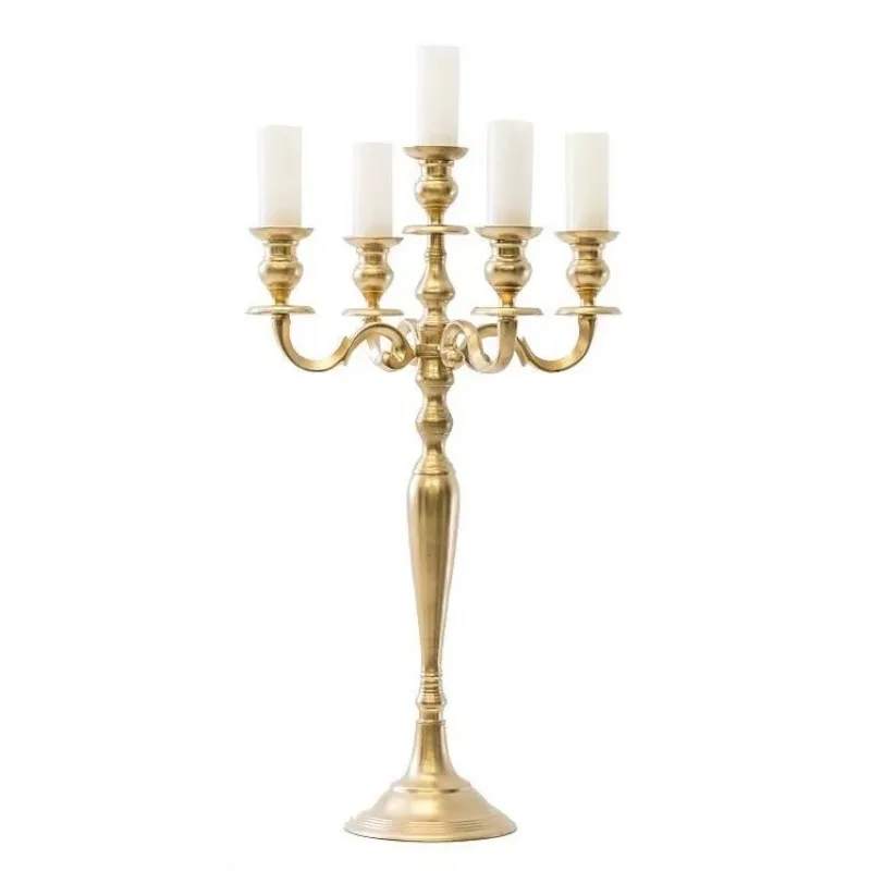 The latest custom luxury high-quality metal wedding table ornaments