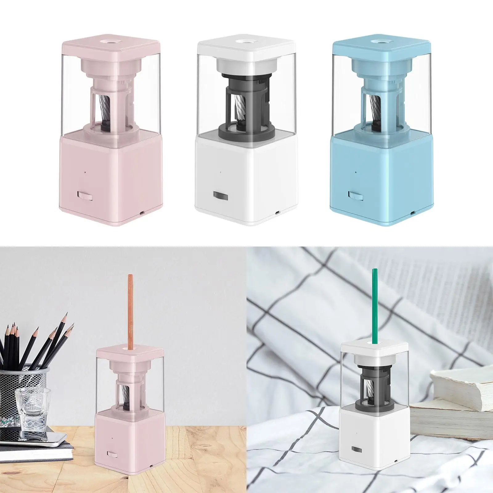 Temperamatite elettrico Temperamatite automatico portatile per affilare rapidamente per colore