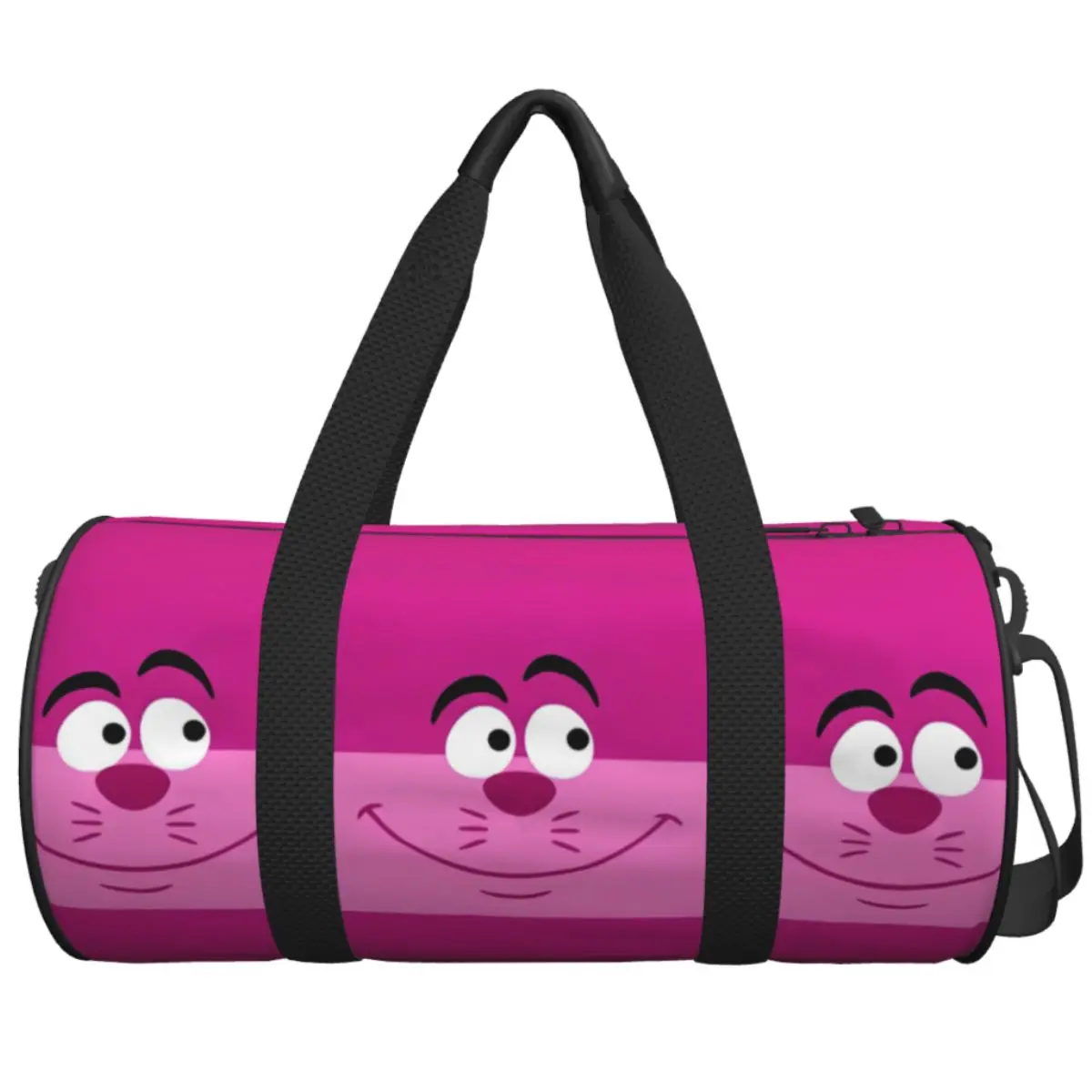 

Мужская дорожная сумка Алиса в стране чудес Чеширский кот Спортивная сумка Большая портативная дизайнерская сумка Красочная тренировочная спортивная сумка