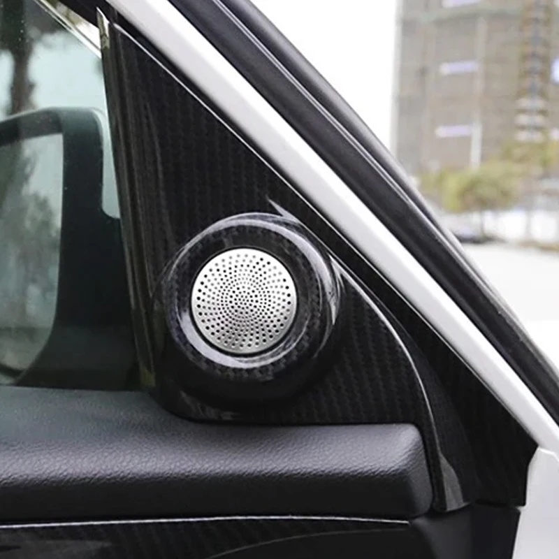 2 Stück Auto Front Dreieck A-Säule Sound Lautsprecher Audio Panel Abdeckung Verkleidung für Honda Civic 2016 2017 2018 2019 2020 2021 10.