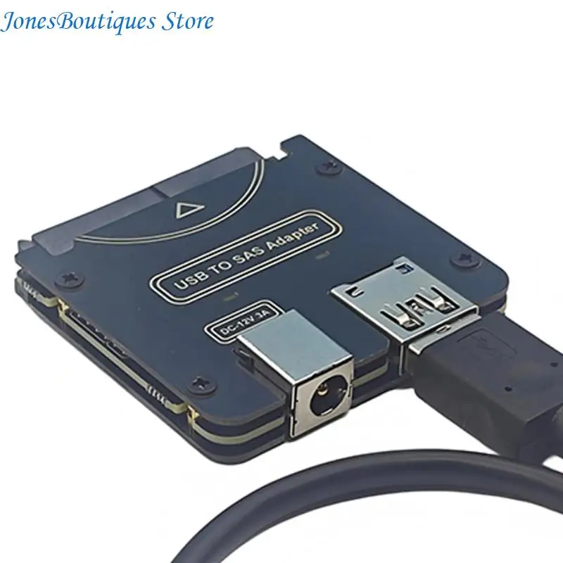 Plugs And Play SASTo USBConverter For SFF8482 HDDs Requires 12V Power Supply W8KE