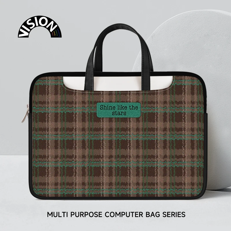 Laptop bag Sleeve Case Notebook PU Shoulder Hand Bag For 13 14 15 15.6 17 inch Macbook HP Huawei Dell Shockproof Carrying Bag