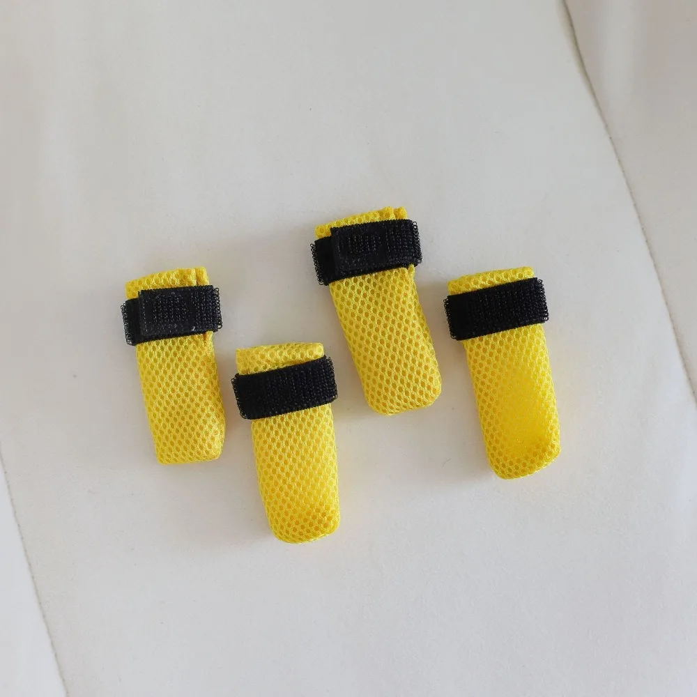 

Practical Breathable Pet Foot Covers Mesh Anti-Slip Pet Claw Cover Adjustable Silent Cat Breathable Shoes Shower Bath