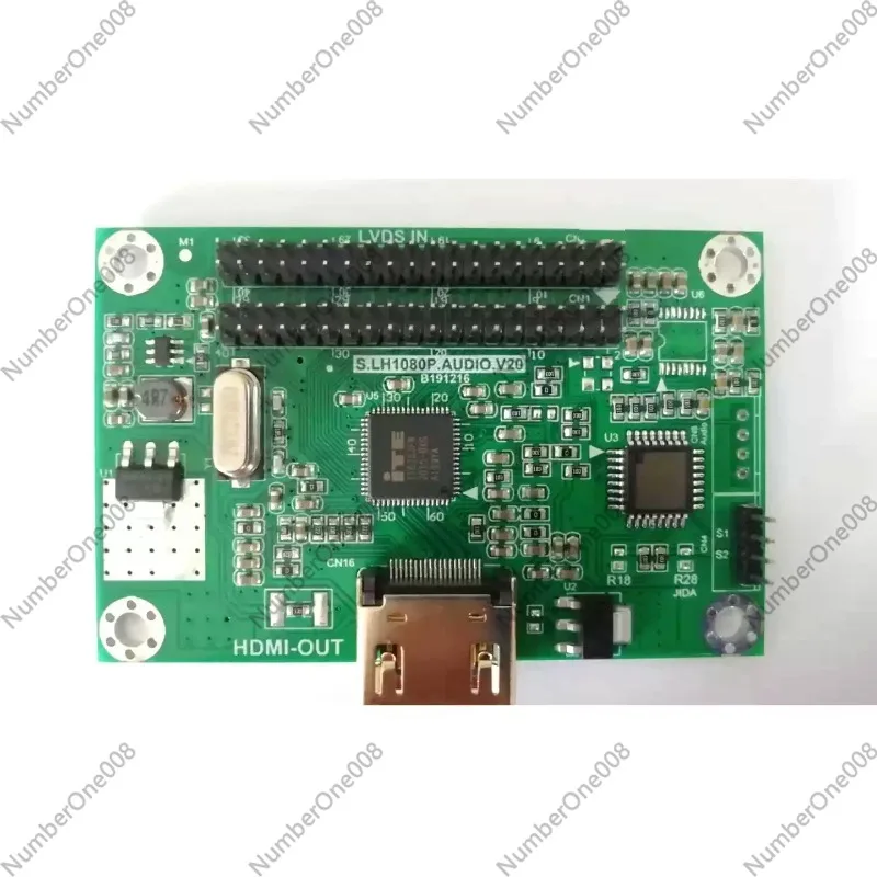 

Адаптерная плата LVDS для вывода на экран, поддерживает несколько разрешений, стандарты 720P, 1080P