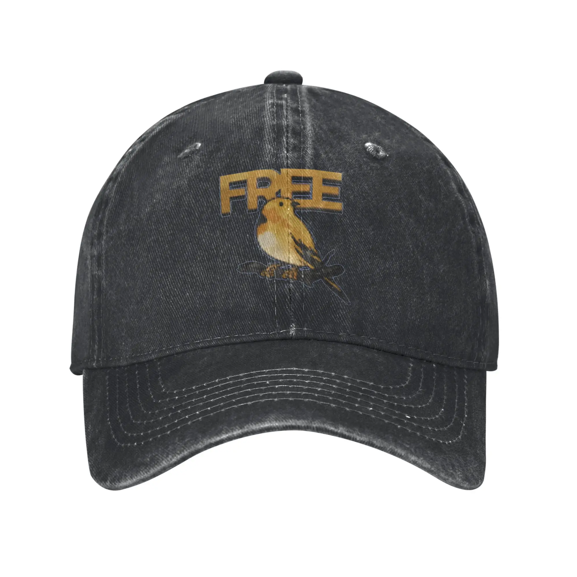 Alex Chen Bird Fashion Baseball Cap  Breathable Fabric Golf Cap  Sunshade Activity Golf Cap