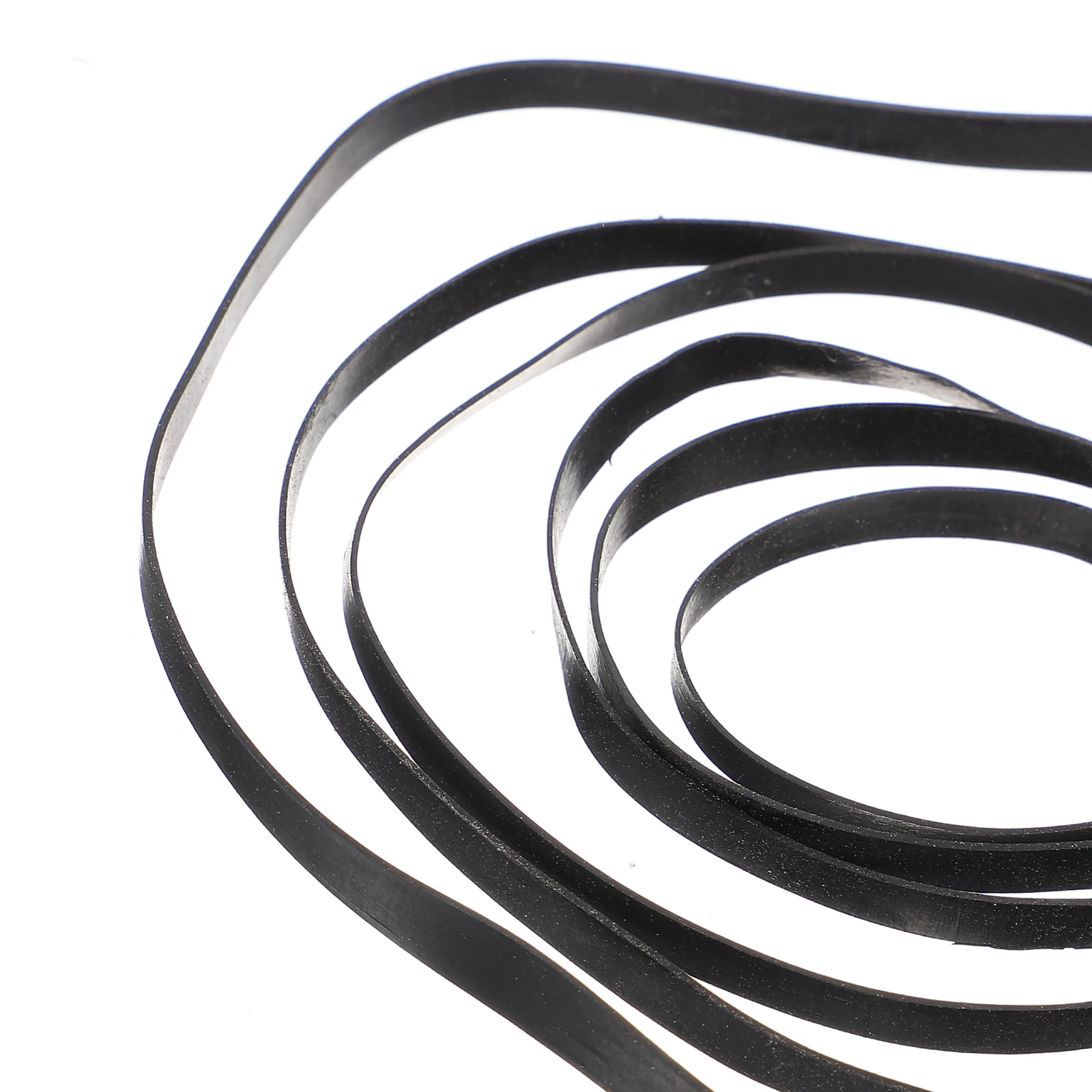 

50 шт., ремни кассетного привода, 4 мм, резиновые для магнитофона, DVD-плеера, ремонт деки, износостойкие, плавное вращение, тихая работа