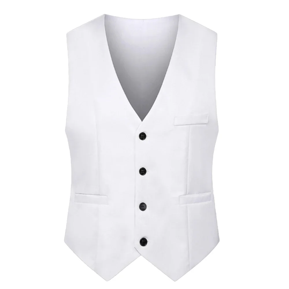 Brand New Mens Vest Clothing Waistcoat Winter Work All Seasons Autumn Business Casual Double-breasted Any Ocassion