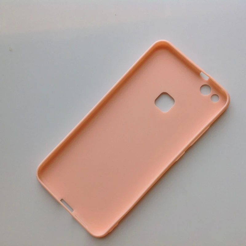 Huawei P10 lite Ultra-thin Clear TPU and Matte Solid color Case For Huawei P10lite Back Cover Protect Skin Silicon soft case