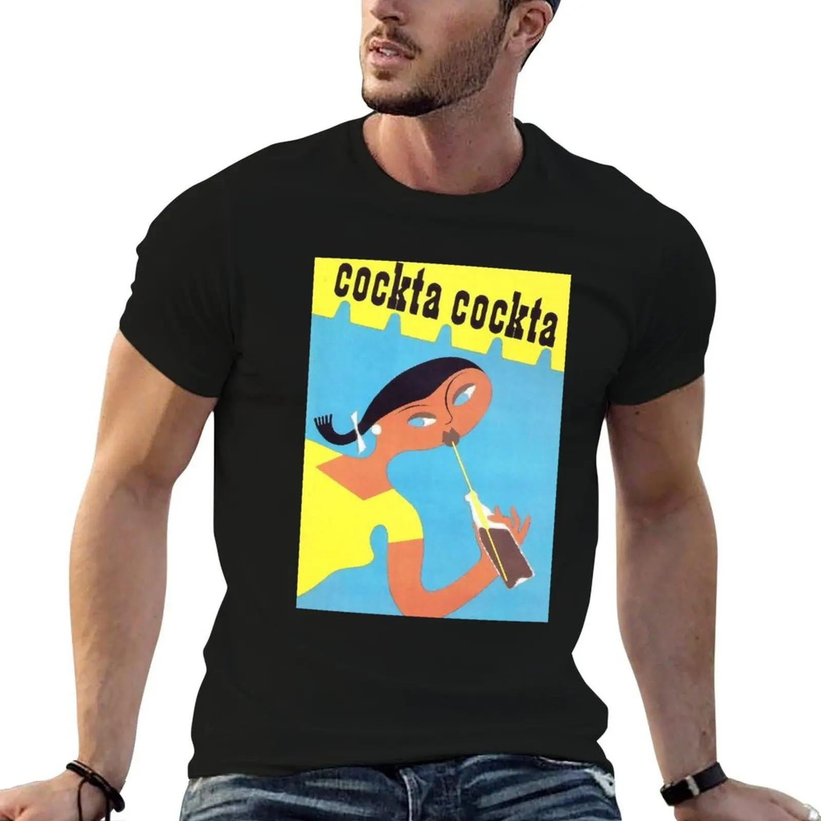 

Yugoslavia - Cockta T-Shirt black cotton t-shirt plain for man package men t shirt cotton 100% T-Shirt