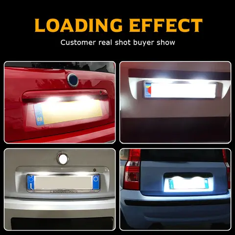 BMW 1 시리즈 E81 E87 E63 E64 M6 E85 E86 Z4 F12 F13 F20 K48 미니 R60 R61 LED 번호판등 자동차 라이트 오류 없음