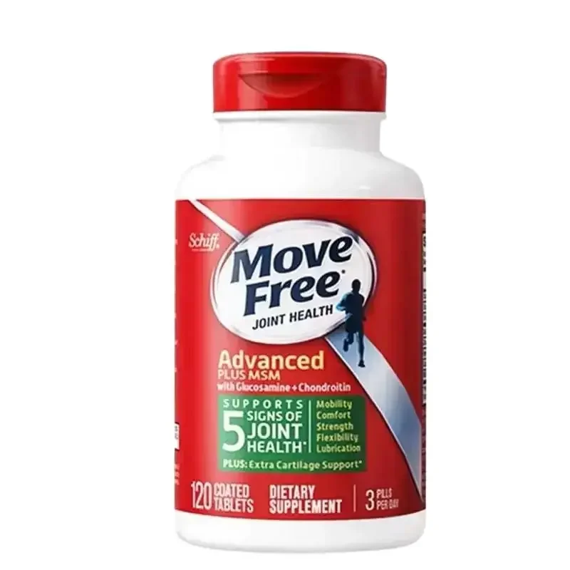 Move Free, Schiff, Joint Health, Advanced Plus MSM, 120 Coated Tablets, Glucosamine Hydrochloride, Chondroitin Sulfate