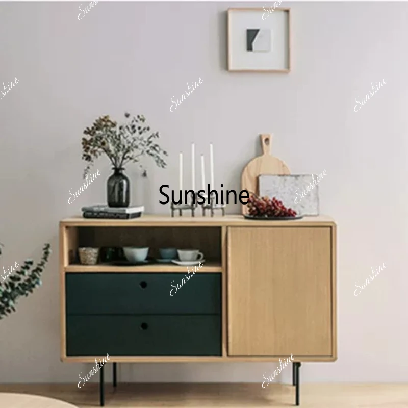 

Simple modern style dining side cabinet Nordic living room entrance kitchen tea cabinet