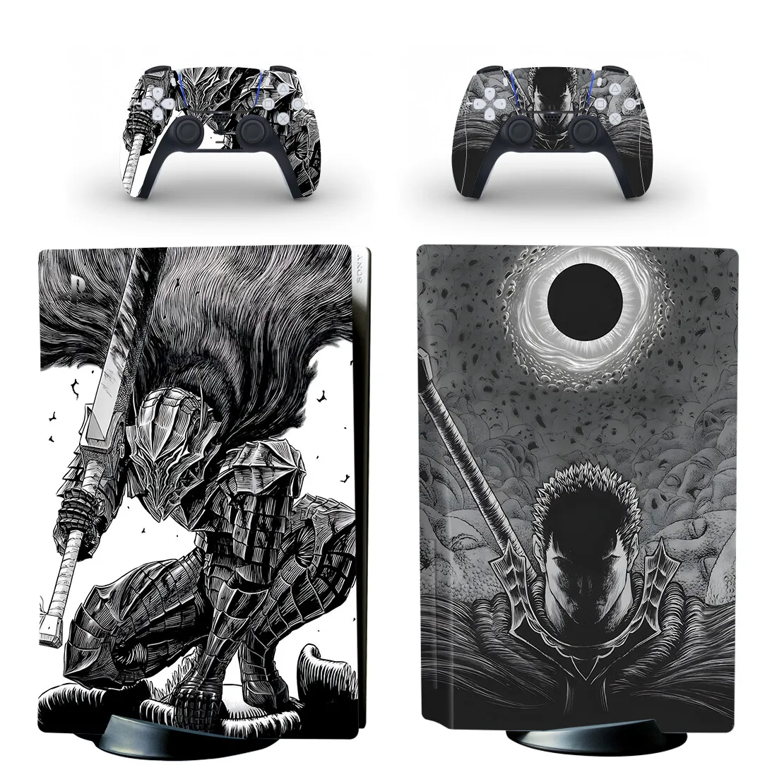 novo-adesivo-de-vinil-para-console-e-2-controles-ps5-tema-anime-edicao-com-leitor-de-disco